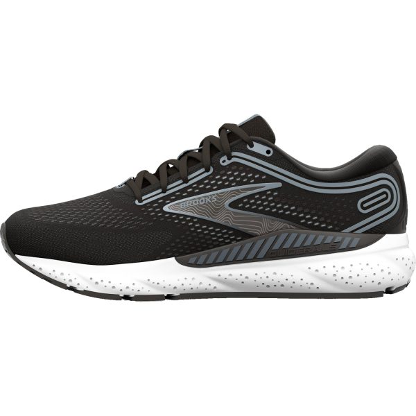 Women s Brooks Ariel GTS 23 Black Grey White Mesh Cheap