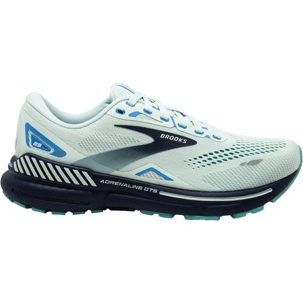 Women s Brooks Adrenaline GTS 23 Blue Glass Nile Blue Marina Mesh Discount