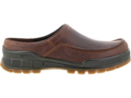 Men s Ecco Track 25 Clog Cocoa Brown Leather Online Hot Sale