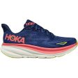 Women s Hoka Clifton 9 Evening Sky Coral Mesh For Sale