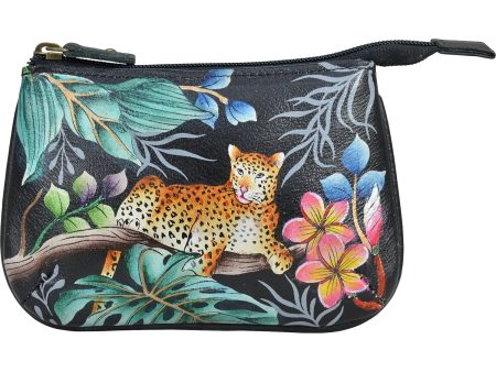 Anuschka Medium Zip Pouch Jungle Queen Leather Online