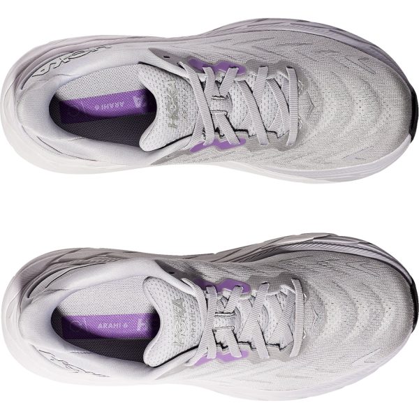 Women s Hoka Arahi 6 Harbor Mist Silver Mesh on Sale