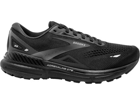 Men s Brooks Adrenaline GTS 23 Black Ebony Mesh For Sale