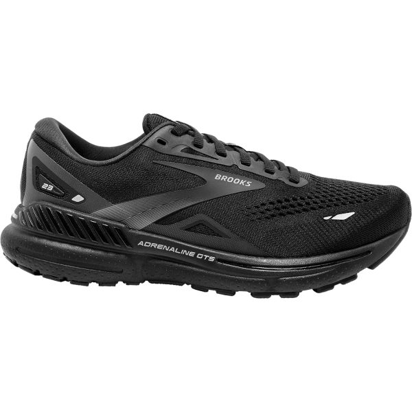 Men s Brooks Adrenaline GTS 23 Black Ebony Mesh For Sale