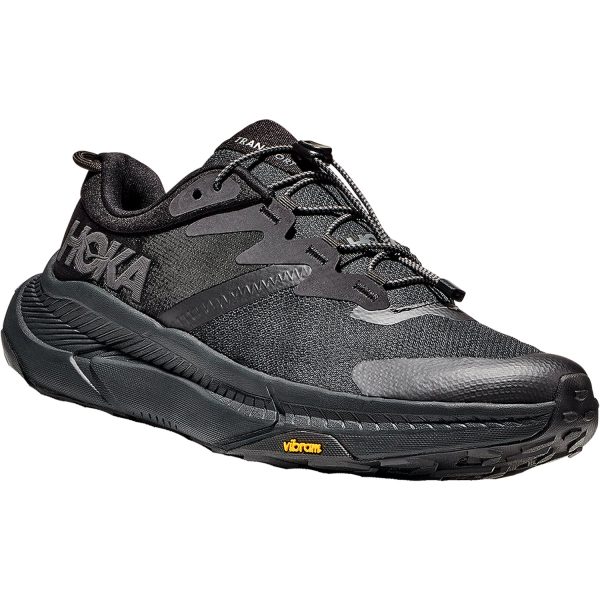 Women s Hoka Transport Black Black Mesh Fashion