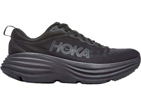 Women s Hoka Bondi 8 Black Black Mesh For Sale