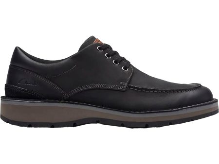 Men s Clarks Gravelle Low Black Leather Sale