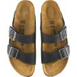 Unisex Birkenstock Arizona Black Oiled Leather Supply