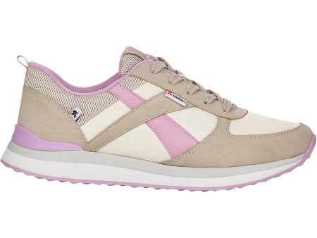 Women s Rieker Revolution 42502-60 Nicolina 60 Cliff Cream Lavender Nylon Cheap