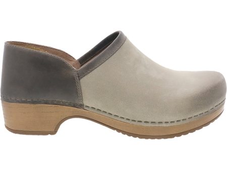 Women s Dansko Brenna Taupe Burnished Suede Supply