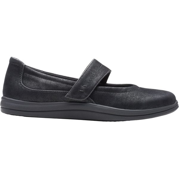 Women s Clarks Cloudsteppers Breeze MJ Black Synthetic For Cheap