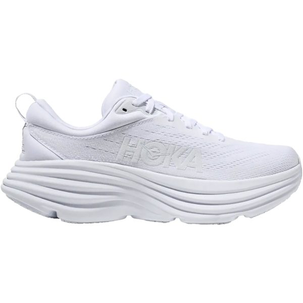 Women s Hoka Bondi 8 White White Mesh Sale