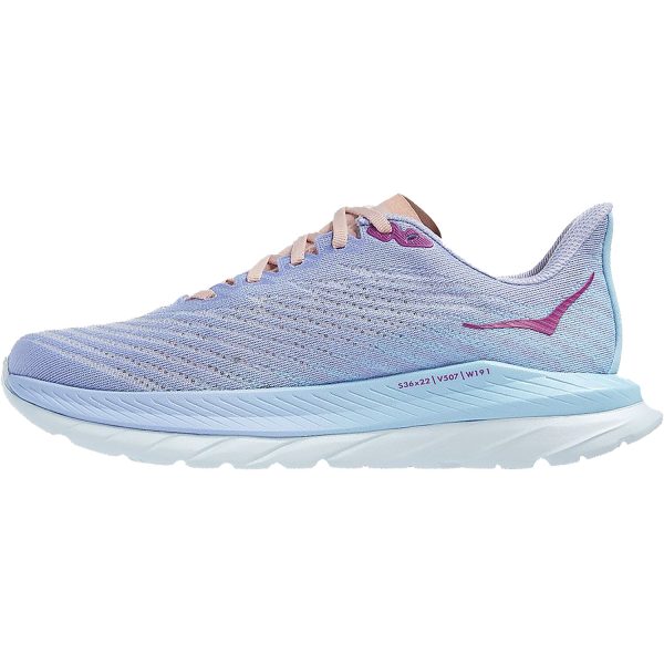 Women s Hoka One One Mach 5 Baby Lavender Summer Song Mesh For Cheap