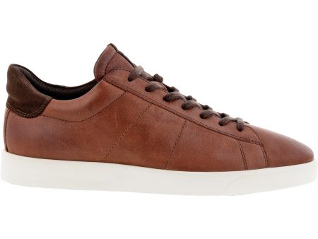 Men s Ecco Street Lite Retro Whiskey Coffee Leather Hot on Sale