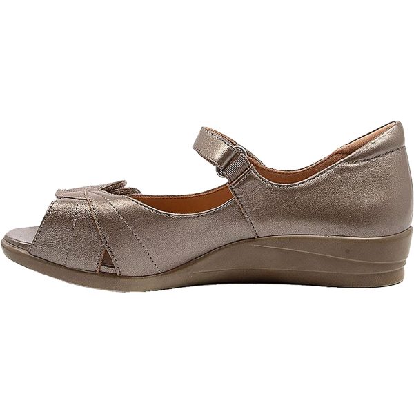 Women s Ziera Disco Greige Leather Hot on Sale