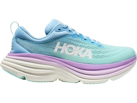 Women s Hoka Bondi 8 Airy Blue Sunlit Ocean Mesh Online now