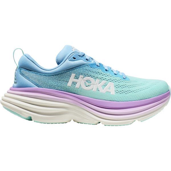 Women s Hoka Bondi 8 Airy Blue Sunlit Ocean Mesh Online now