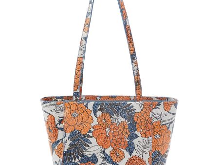 Hobo Haven Tote Orange Blossom Printed Leather Hot on Sale