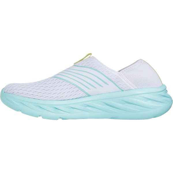 Women s Hoka One One Ora Recovery Shoe White Blue Tint Mesh Fashion