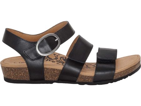 Women s Aetrex Lilly Black Leather For Sale