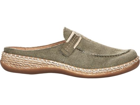 Women s Rieker 46493-54 Daisy 54 Pesto Olive Fabric For Sale