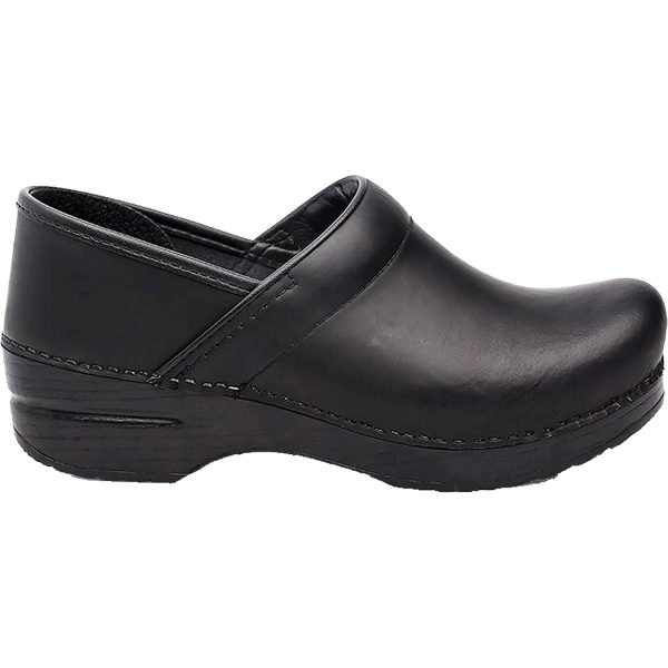 Women s Dansko Professional Clog Black Cabrio Leather For Cheap