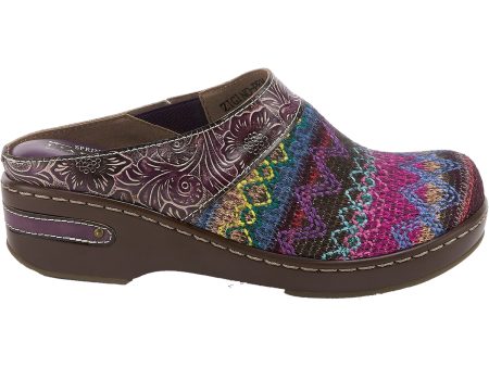 Women s L Artiste by Spring Step Zigino Purple Multi Leather For Discount