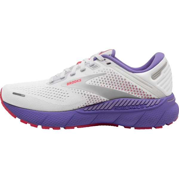 Women s Brooks Adrenaline GTS 22 White Coral Purple Mesh on Sale