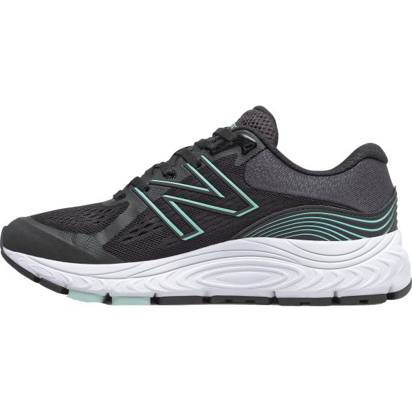 Women s New Balance W840BM5 Black Storm Blue Synthetic Mesh For Sale