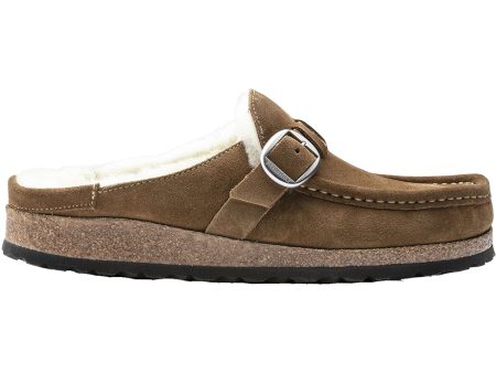 Women s Birkenstock Buckley Shearling Tea Suede Online Sale