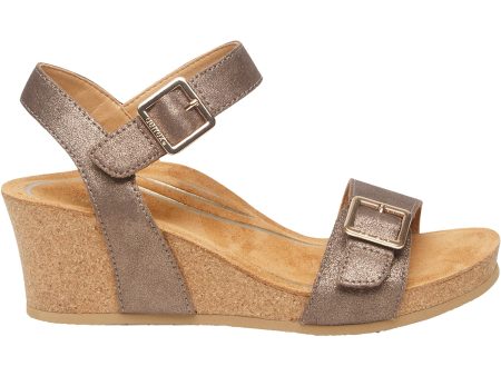 Women s Aetrex Lexa Bronze Leather Online now