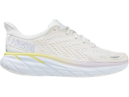 Women s Hoka One One Clifton 8 Blanc De Blanc Bright White Mesh Supply