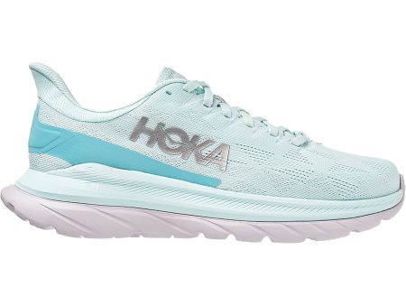 Women s Hoka One One Mach 4 Blue Glass Coastal Shade Mesh Supply