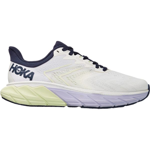 Women s Hoka One One Arahi 5 Blanc De Blanc Outer Space Mesh Cheap