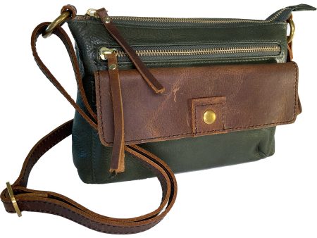 Women s Osgoode Marley Juliette Small Flap Crossbody Olive Leather Online now