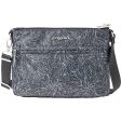 Baggallini Anti-Theft Memento Crossbody Bag Midnight Blossom Nylon Cheap