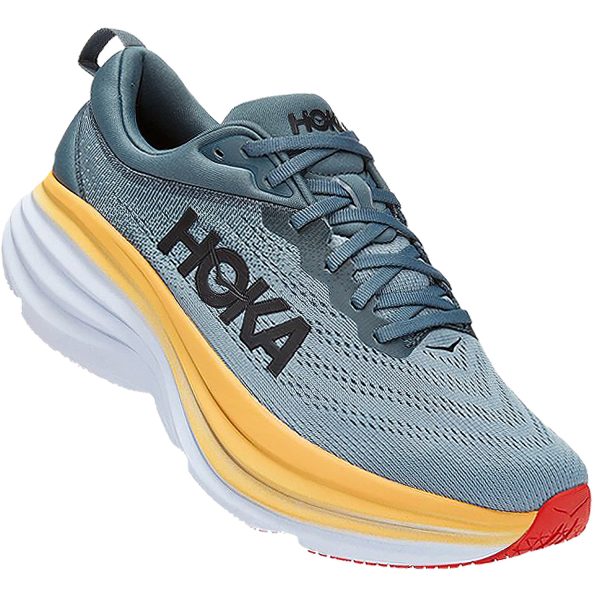 Men s Hoka Bondi 8 Goblin Blue Mountain Spring Mesh Discount