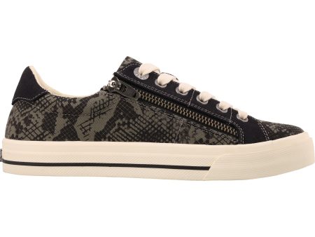 Women s Taos Z Soul Olive Snake Canvas on Sale