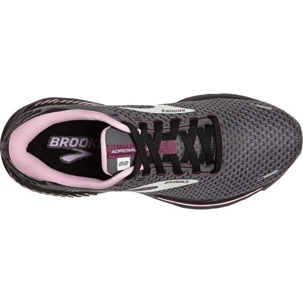 Women s Brooks Adrenaline GTS 22 Pearl Black Metallic Mesh Online Sale