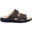 Men s Finn Comfort Thasos Grizzly Brown Black Leather Online Sale