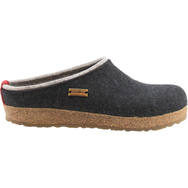 Women s Haflinger Kris Charcoal Wool Cheap