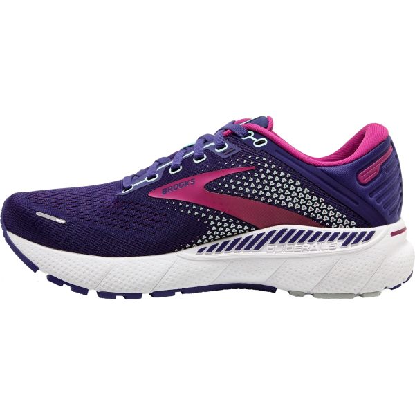 Women s Brooks Adrenaline GTS 22 Navy Yucca Pink Mesh Cheap