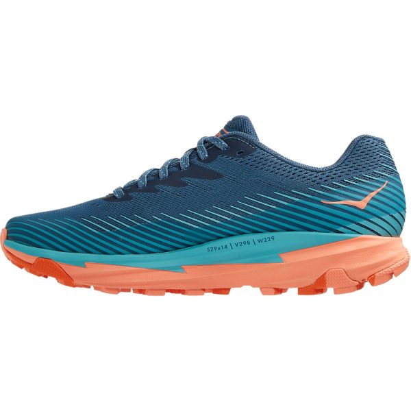 Women s Hoka Torrent 2 Real Teal Cantaloupe Mesh Hot on Sale