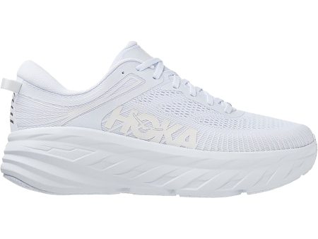 Women s Hoka Bondi 7 White White Mesh on Sale