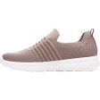 Women s Clarks Cloudsteppers Ezera Walk Dark Taupe Knit Fabric Online Sale