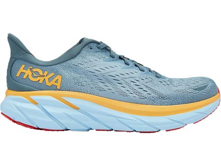 Men s Hoka Clifton 8 Goblin Blue Mountain Spring Mesh Online Hot Sale