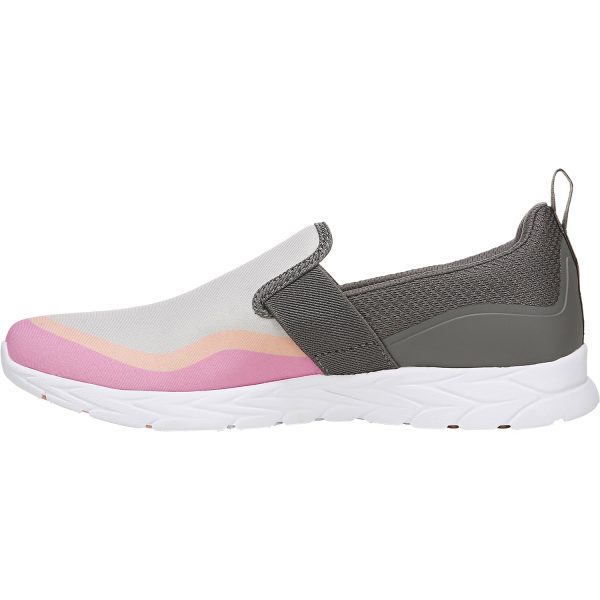 Women s Vionic Nalia Grey Pink Fabric Mesh For Cheap