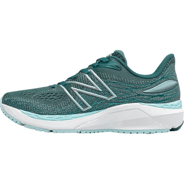 Women s New Balance Fresh Foam W860N12 Mountain Teal Pale Blue Chill Mesh Hot on Sale