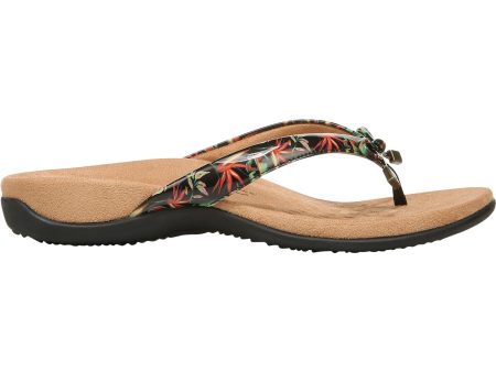 Women s Vionic Bella II Black Tropical Synthetic Online Hot Sale