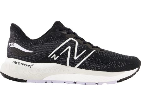 Women s New Balance Fresh Foam X W880B12 Black Violet Haze Steel Mesh on Sale